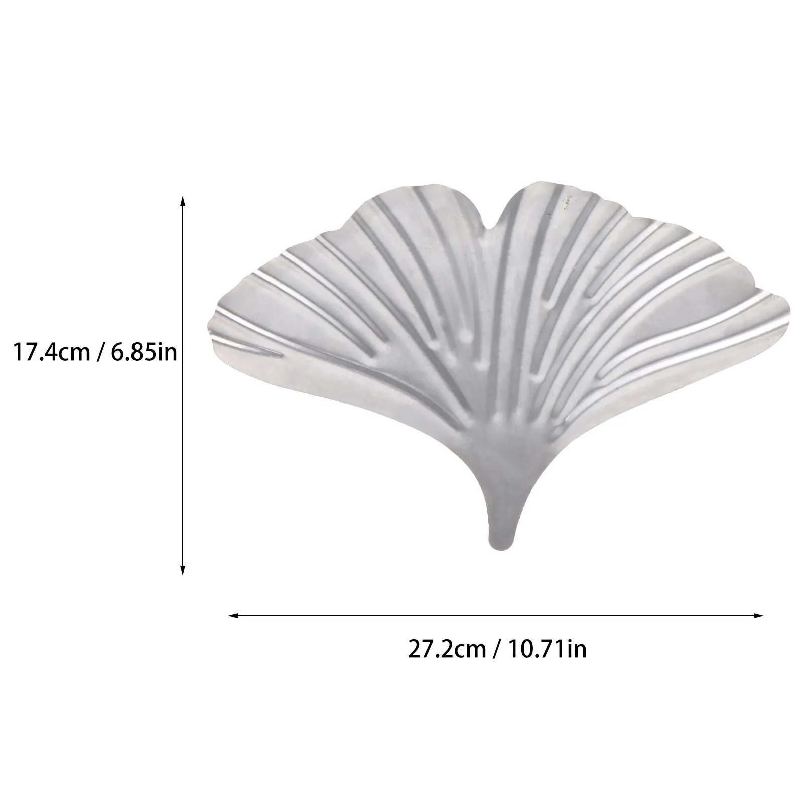 2 قطعة أوراق الجنكة الحديد الديكور غرامة الحرفية قوي عرض مكتب لغرفة المعيشة غرفة نوم الرف جمع #2