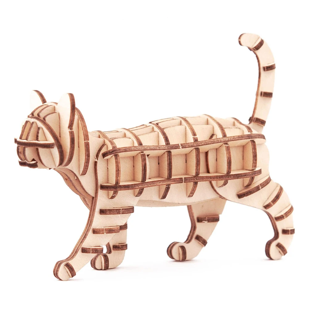 

Лазерная резка DIY Парусный корабль Поезд Самолет Игрушки 3D Деревянная головоломка Игрушка Сборка Модельные наборы Украшение стола для детей