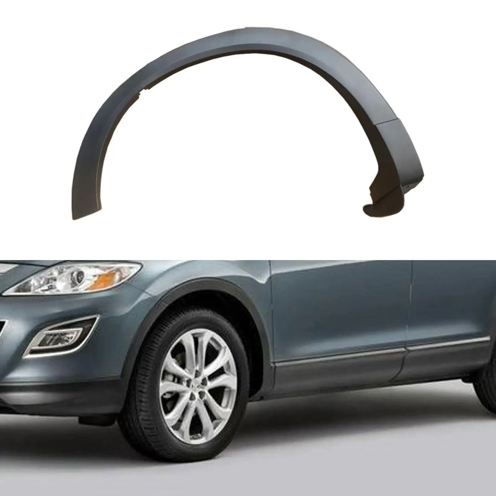 

Rear Right Fender Molding Trim TK48-51-w50 Wheel Arch for Mazda CX-9 2016-2023 Black Professional Easily Install Accessory
