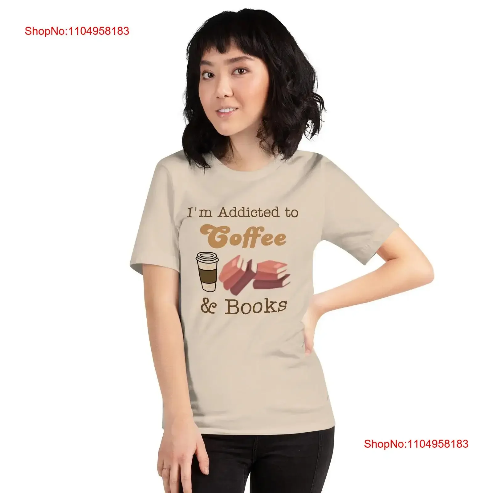 Estoy addicto al café y los libros camiseta vintage lavada suave ligeramente versátil elegante homme ropa de diseñador cómoda