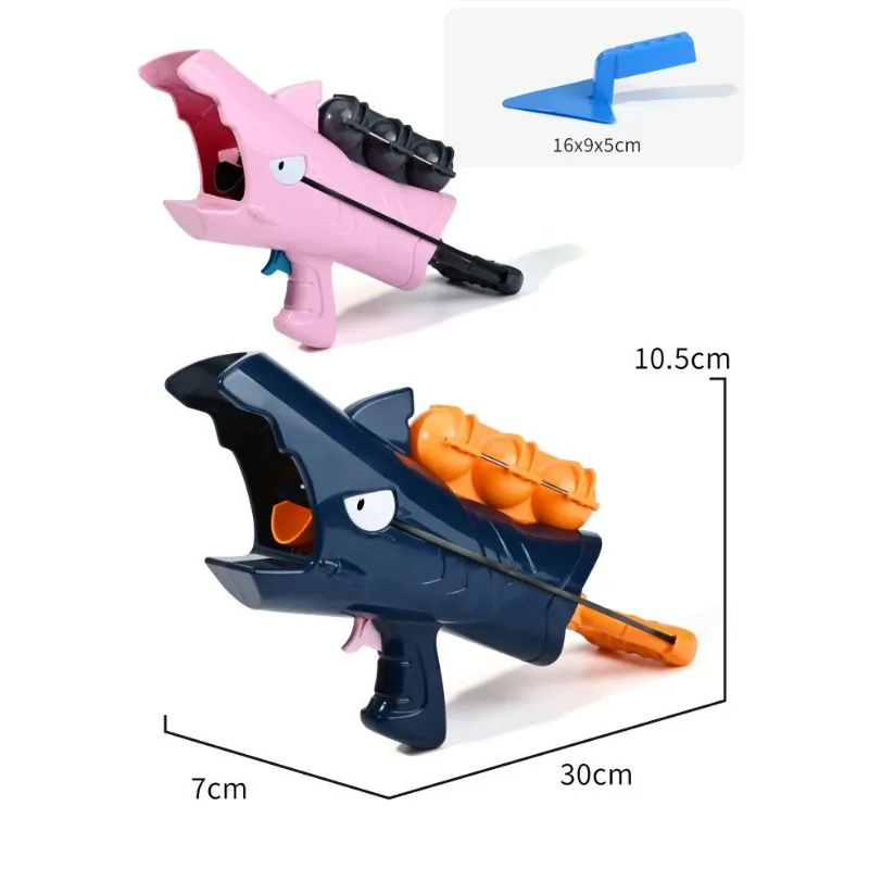 قاذفة كرة الثلج القرش الشهيرة عبر الحدود مناسبة للأطفال مناسبة للهدايا للأولاد ألعاب خارجية في موسم الثلج