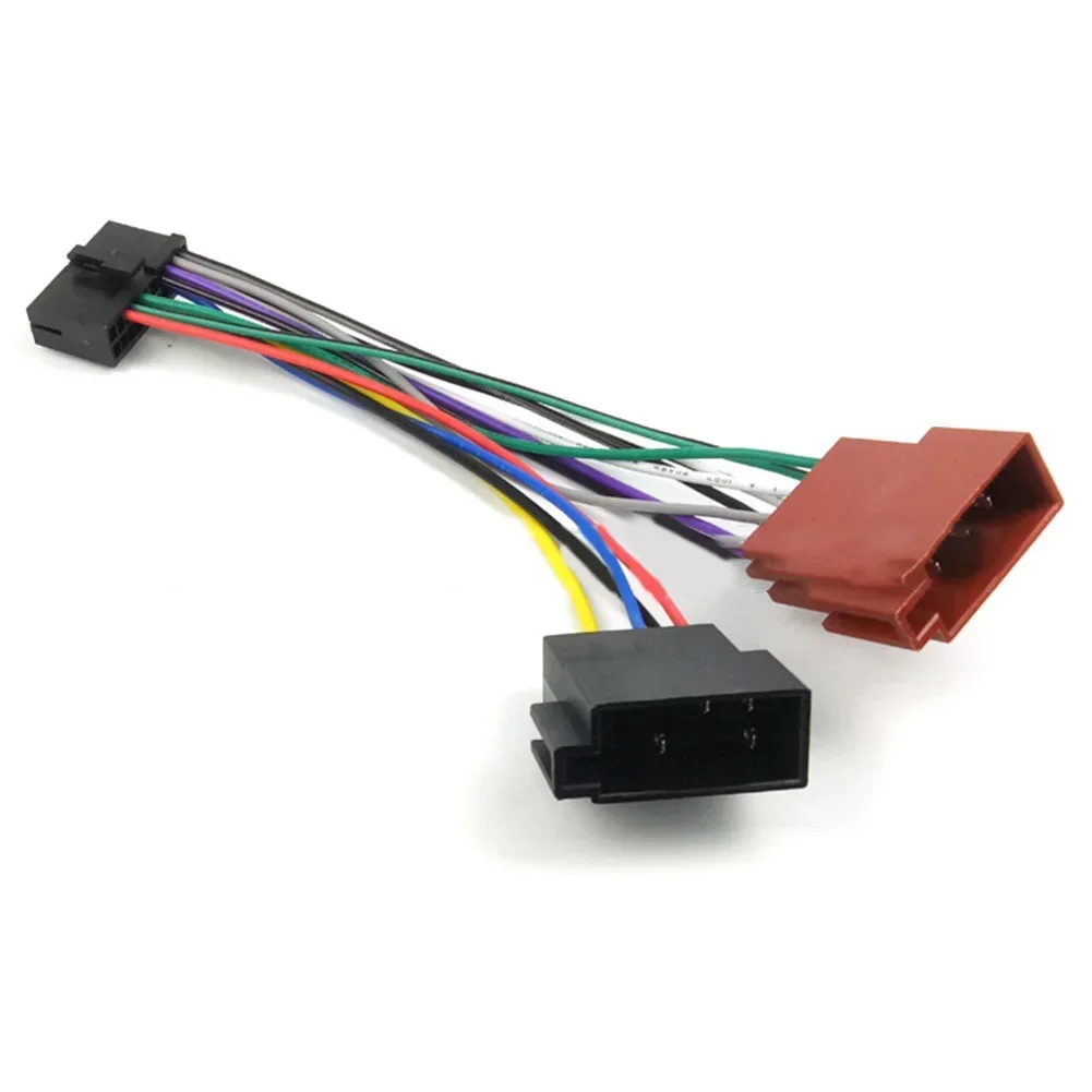 20 Pin Car Radio Wire Cable Wiring Harness Audio Wiring Connector Adaptor T-plug Power Cord Connector Auto Radio Audio Converter