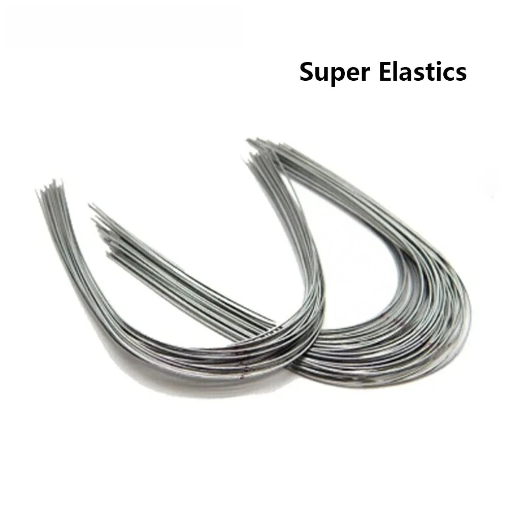 500Pcs/50Pack Bulk Wholesale Dental Orthodontic Niti Archwires Super Elastic Ovoid Natural Arch Wire Upper Lower 012 014 016 018