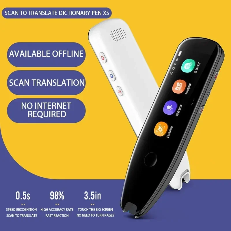 X5-Stylo de numérisation de dictionnaire, Campangrand écran de 3.5 pouces, adapté aux écoles primaires et secondaires générales, numérisation anglaise AL, nouveau