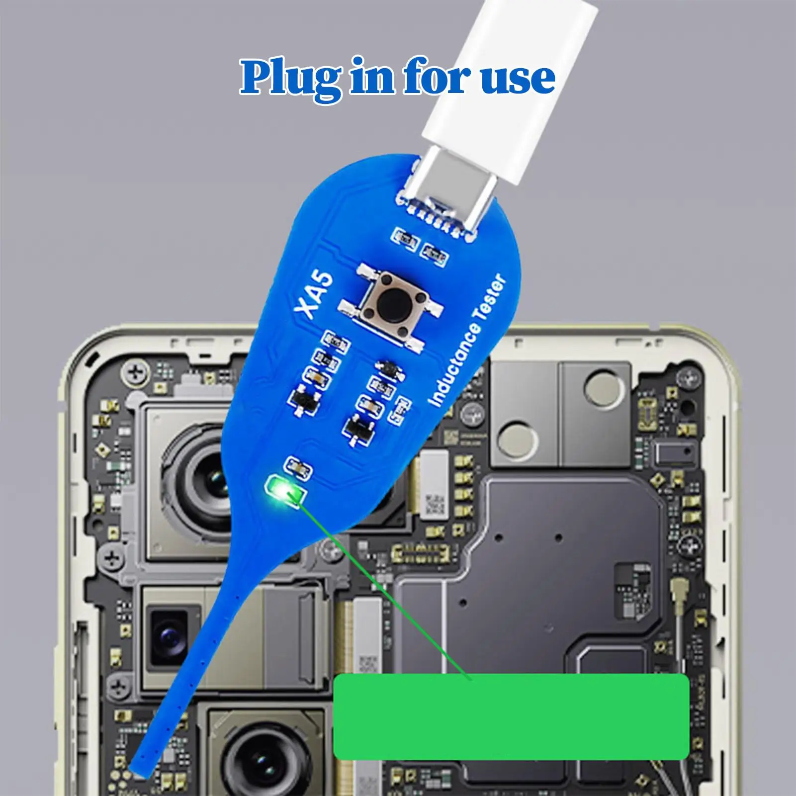 PC Motherboard Tester Electromagnetic Induction Detector Computer Inductance Diagnostic For Computer Appliance PC Laptop Phone