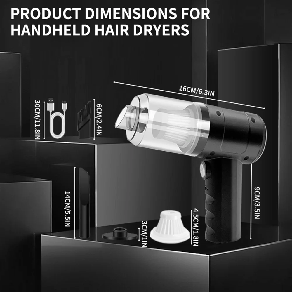 Aspirador de pó pequeno portátil para veículos multiuso, bomba doméstica, aspirador de pó portátil para carro