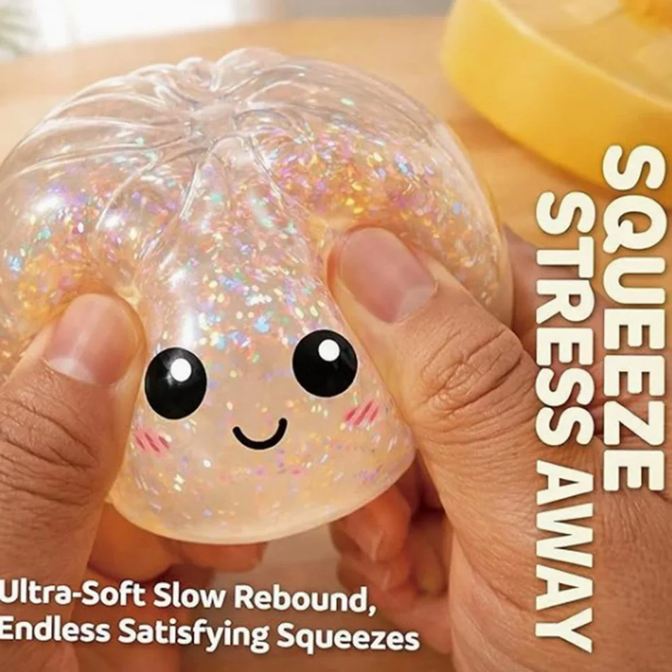 Dumpling Squishy Toy with steamer Box Stress reducing rebound toys Stress Relief Sensory Ball blind box Toy for Kid Baozi ﻿Gifts