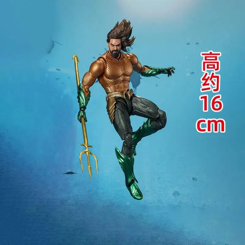 [In stock] Bandai S.H.Figuart SHF 16CM Arthur Curry Aquaman and the Lost Kingdom Movie and Television Action Figure Model Toy