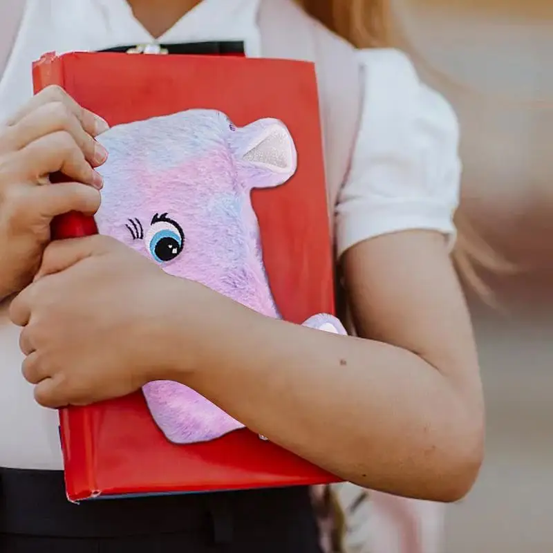 Милый пенал, плюшевый мягкий модный пенал в виде кошки, Женский пенал, органайзер для карандашей, школьные принадлежности, сумка для хранения с гладкой молнией