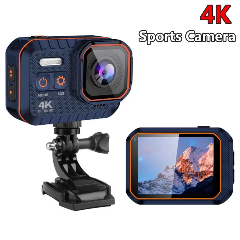 

4K Sports Camera Wifi Diving Video Shooting Camera Mini Outdoor 1080P Action Camera Waterproof Ultra HD Wide Angle RecordingCam