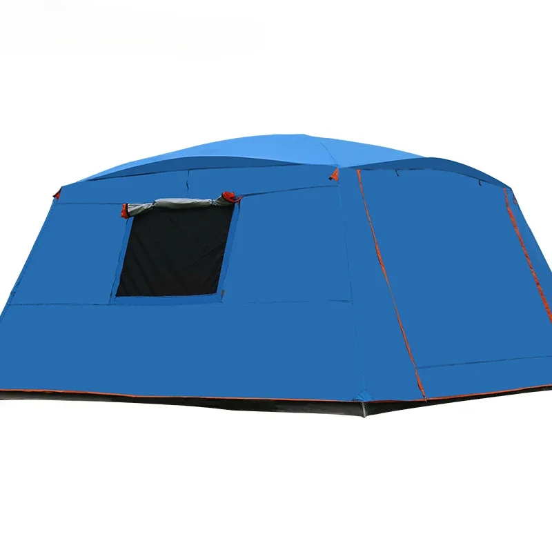 

L365*W365*H220cm Wholesale Mosquito Area Double Layers Camping Family Tent 6-8 Person Camping Family Awning Tent