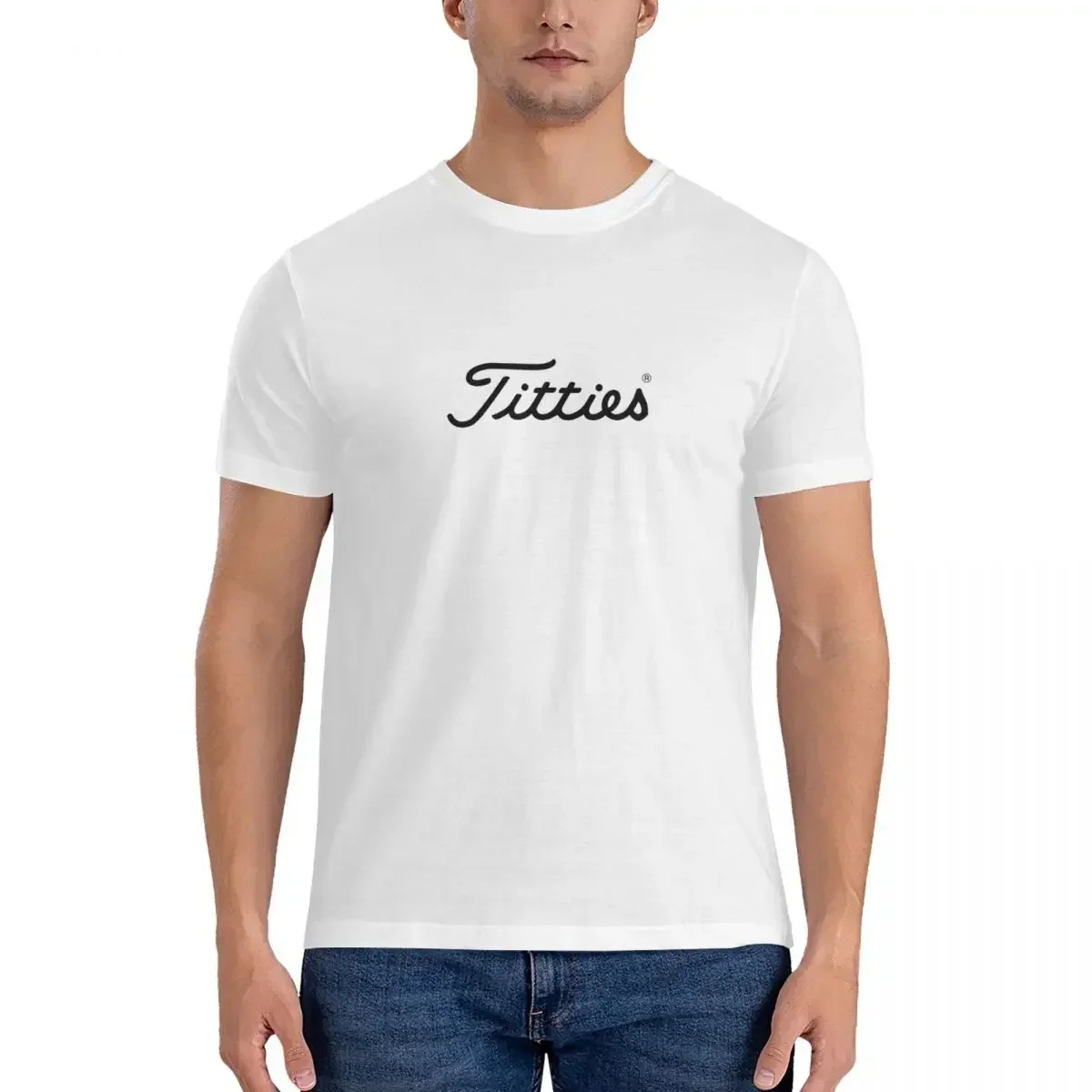 T-Titties Golf Ball T-shirt Unisex Fashion Oversized T Shirt Men Crew Neck Summer Shirts Tops S-6XL