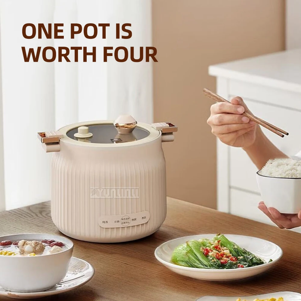 Kitchen Electrical Cooking Mini Pressure Pot Household Multi-Functional Non Stick Cooking Pot Panelas De Pressão