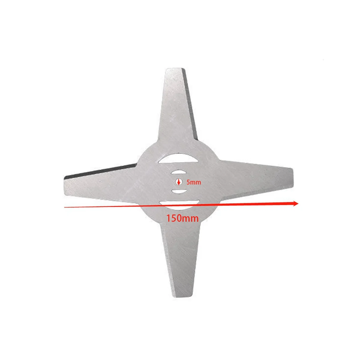 2Pcs 15CM 4-Tooth Universal Blade Electric Lithium Battery Mower Accessories Rechargeable Lawn Mower Mower Blade