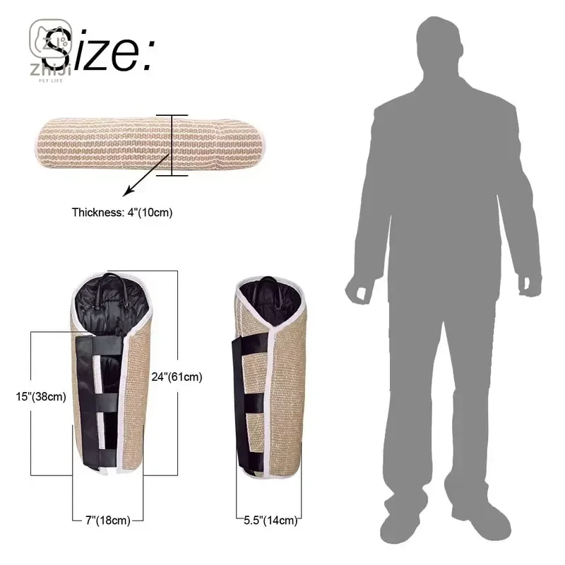 Dog Training Leg Target for German Shepherd Bite Resistant Durable Sleeve Anti Bite Protection Chew Toy for Puppy Aggression