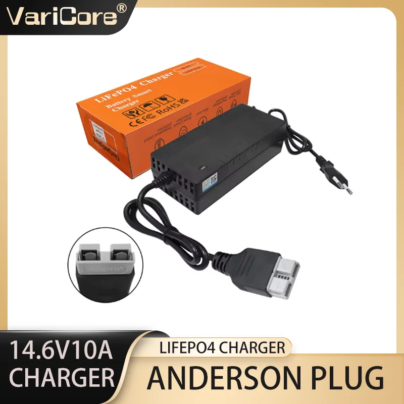 

VariCore 14.6V/12.8V 12V 10A Lifepo4 Charger High Power Charger For Lithium iron Phosphate 110-220V 4S 12V Battery Pack
