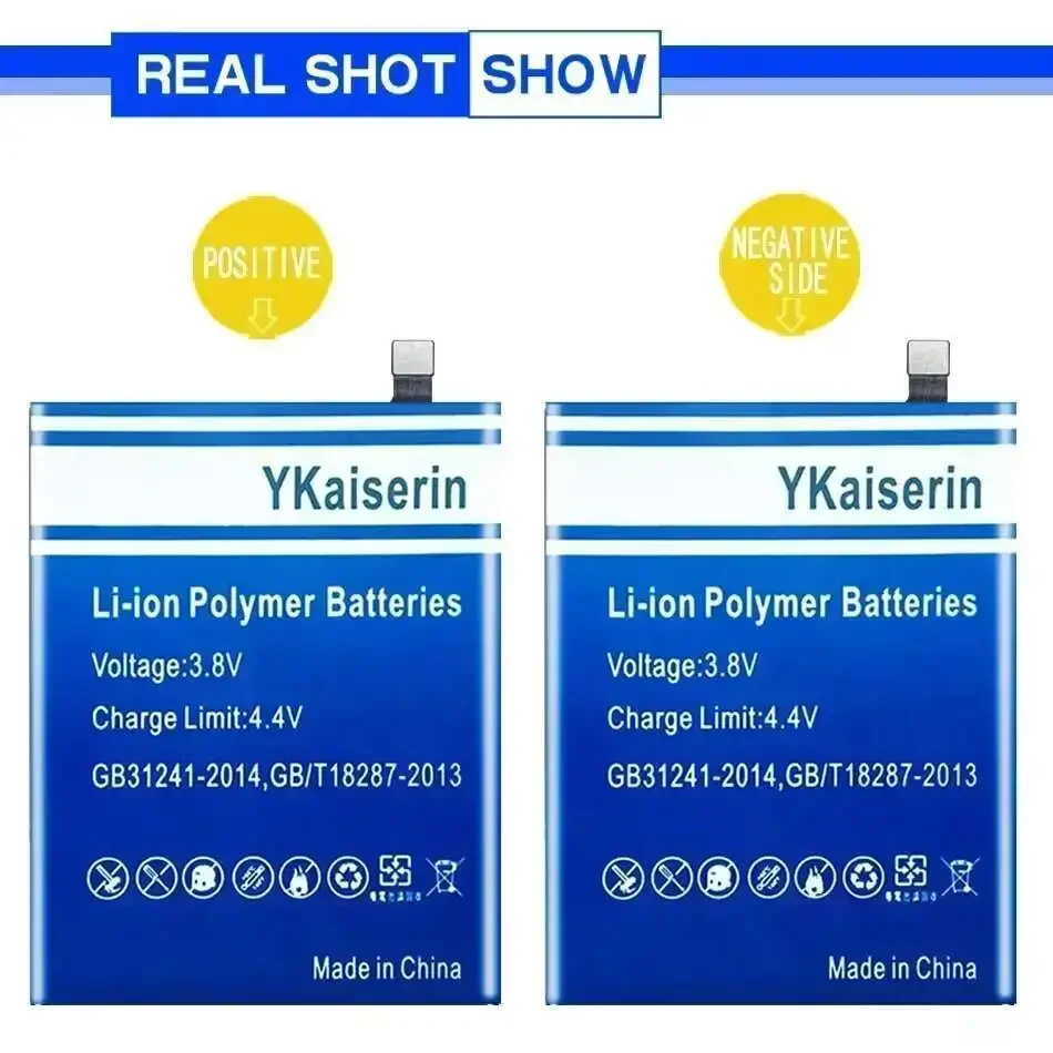 YKaiserin HQ430 4700mAh بطارية لنوكيا 3.4 5.4 TA-1288 TA-1285 TA-1283 TA-1333 TA-1340 TA-1337 TA-1328 TA-1325 Bateria