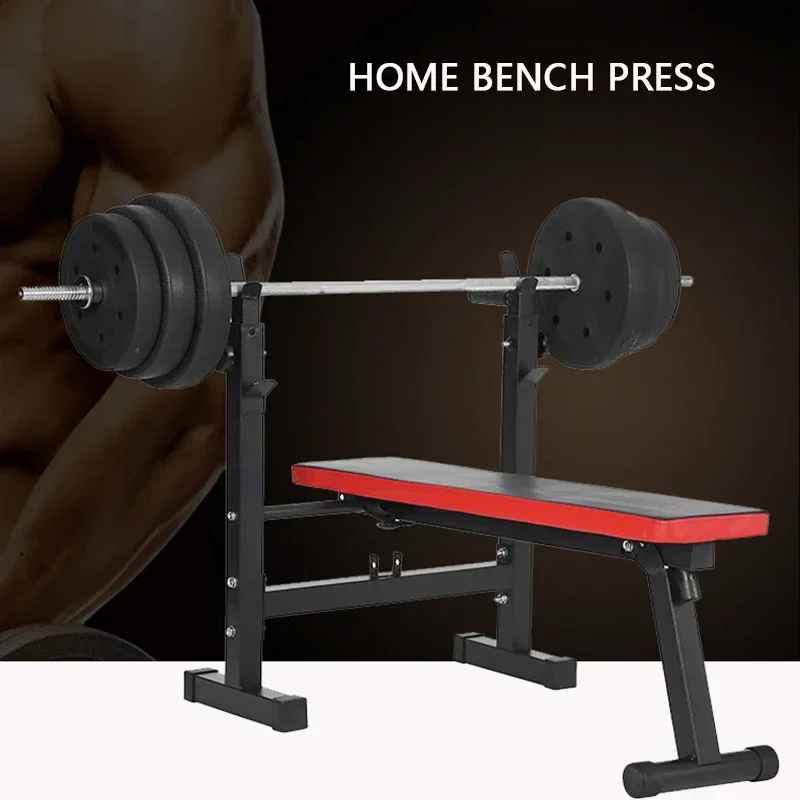 Folding Bench Sit-Up Board Indoor Barbell Rack Bench Press Squat Rack Bench Press Weight Barbell Rack SJ