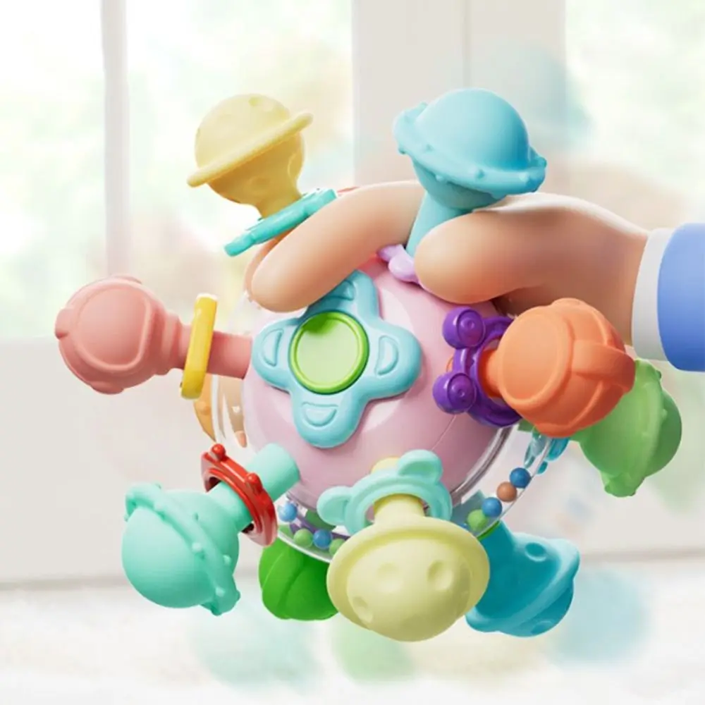 Food Grade Baby Sensory Teething Toys BPA Free Colorful Multi-Sensory Baby Toy Lead Free Safety Early Educational Toy Toddlers