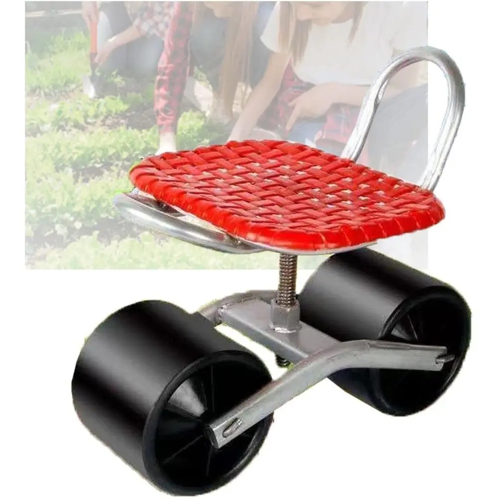 

Садовый стул на колесиках, регулируемый по высоте (20-33 см), с поворотным сиденьем на 360 градусов ° Поворотный подшипник выдерживает нагрузку 150 кг, для газона и двора (черный)