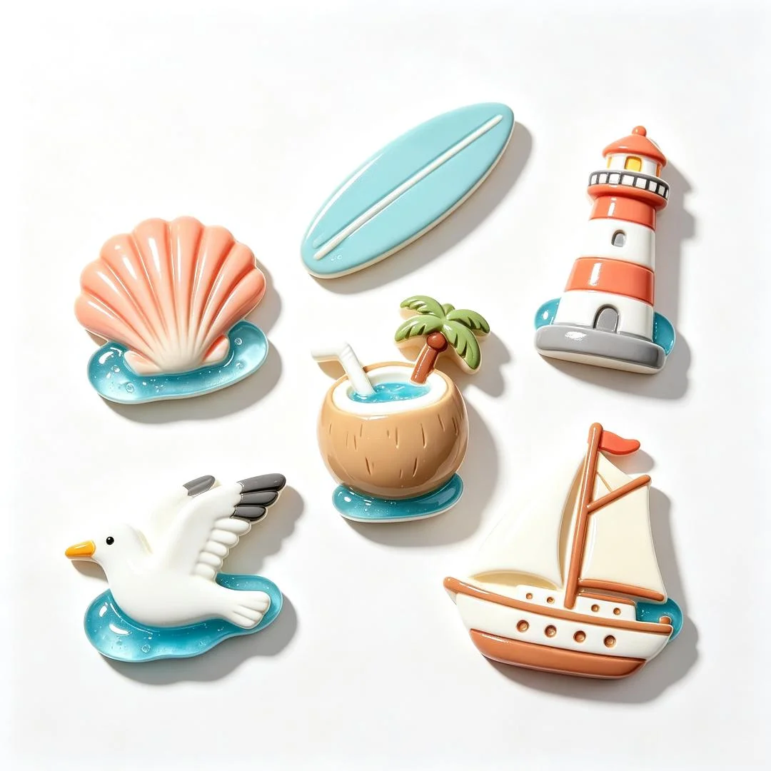 Custom Resin Fridge Magnet Creative 3d Magnets Cartoon Magnets Custom Your Design Magnetic Epoxy Fridge Magnet 3D Fridge Magnet