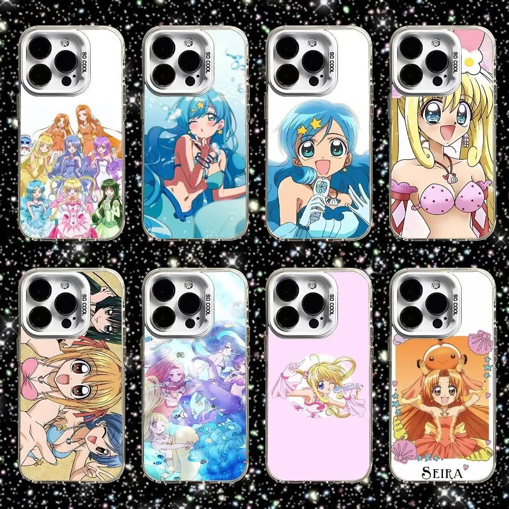 

Mermaid Melody Pichi Pitch Phone Case For iPhone 16,15,14,13,12,11,Pro,XS,Max,Plus,Mini,SE White Candy Matte Shockproof Cover