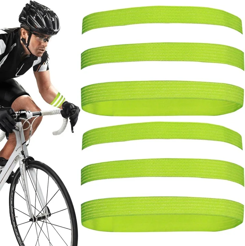 20/2x شرائط عاكسة عالية الوضوح للمعصم الذراع الكاحل الساق ليلة المشي الدراجات الجري الركض التنزه عاكس الشريط الفرقة