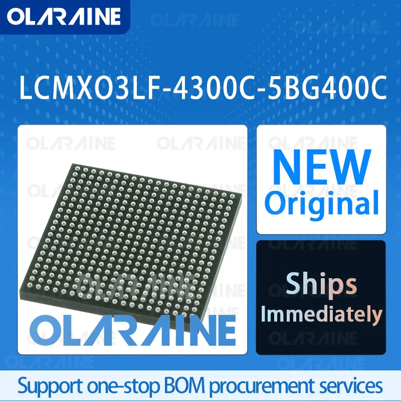 

1/5/10Pcs LCMXO3LF-4300C-5BG400C CABGA-400 Original IC chip PGA - Field Programmable Gate Array 4320 LE 335 I/O Voltage -3.465 V