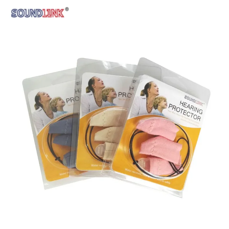 Soundlink Cotton Protective Hearing Aid Clip Cover Moisture-proof binaural protector holder with clip sweatband