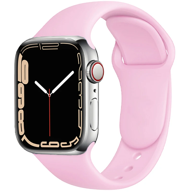 Cinturino in silicone per cinturino Apple Watch Ultra 49mm 45/44/42mm cinturino Iwatch cinturino sportivo in gomma IWatch Series10 9/8/7/3 42/46mm