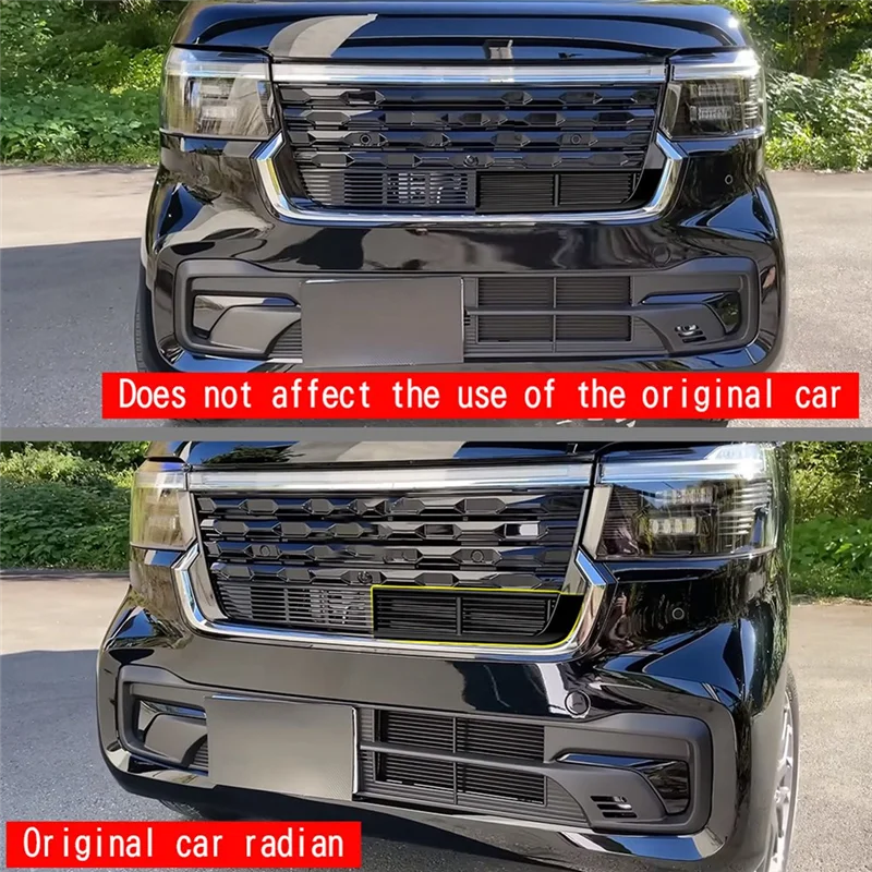 

Car Front Intake Grilles Cover Upper Middle Mesh Grille For Honda N-BOX 2024 Car Accessories