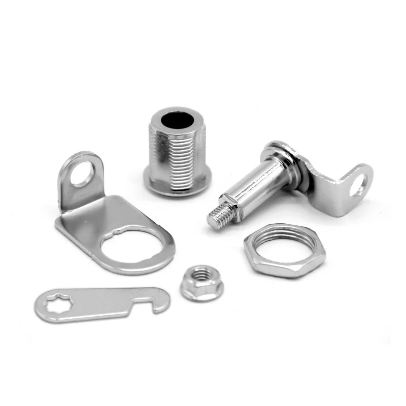 10Pcs Padlockable Cam Lock With L Shaped Padlock Hole Gym Dormitry Locker Office File Cabinet