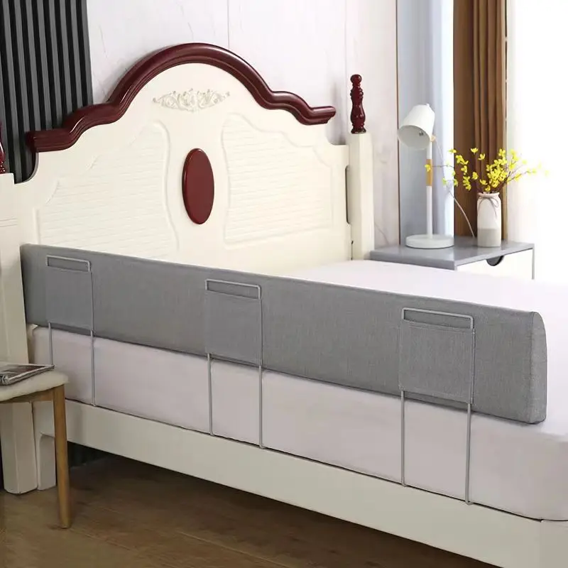 

‌Baby Crib Bumper Guard Protector Soft Bed Rail Toddler Safety Seamless Installation Anti-Collision Fence Portable Bed Barrier