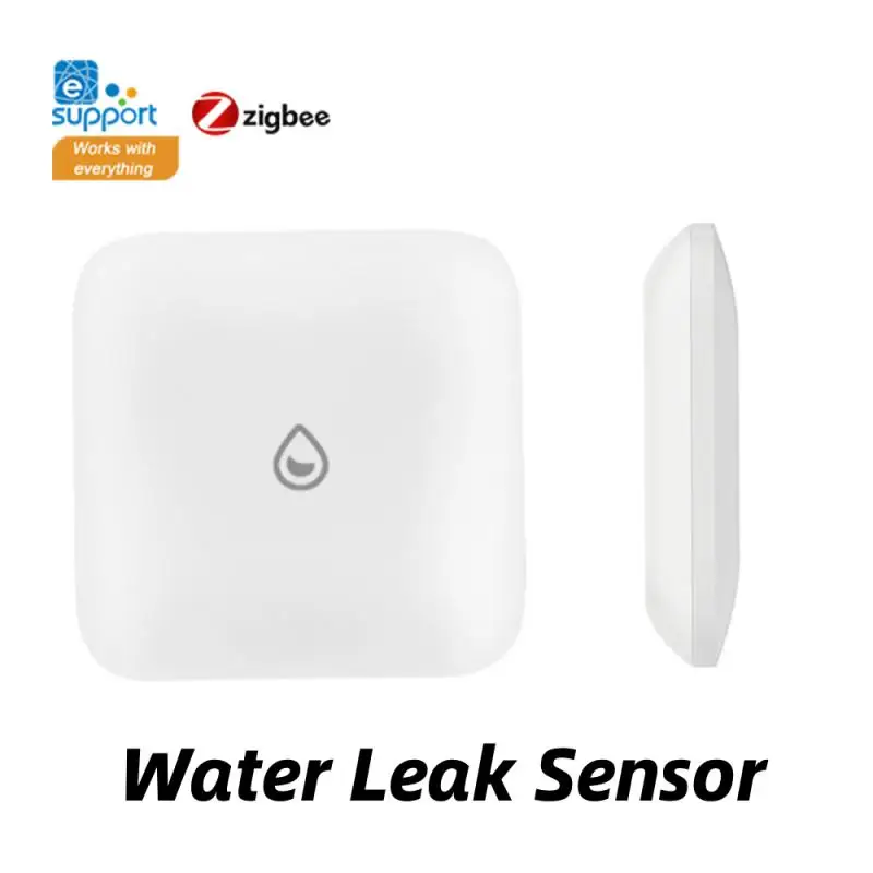 eWelink Zigbee Immersion Sensor Smart Water Leak Alarm Detector Remote Monitoring Flood Sensor Smart Home Water Overflow Alert