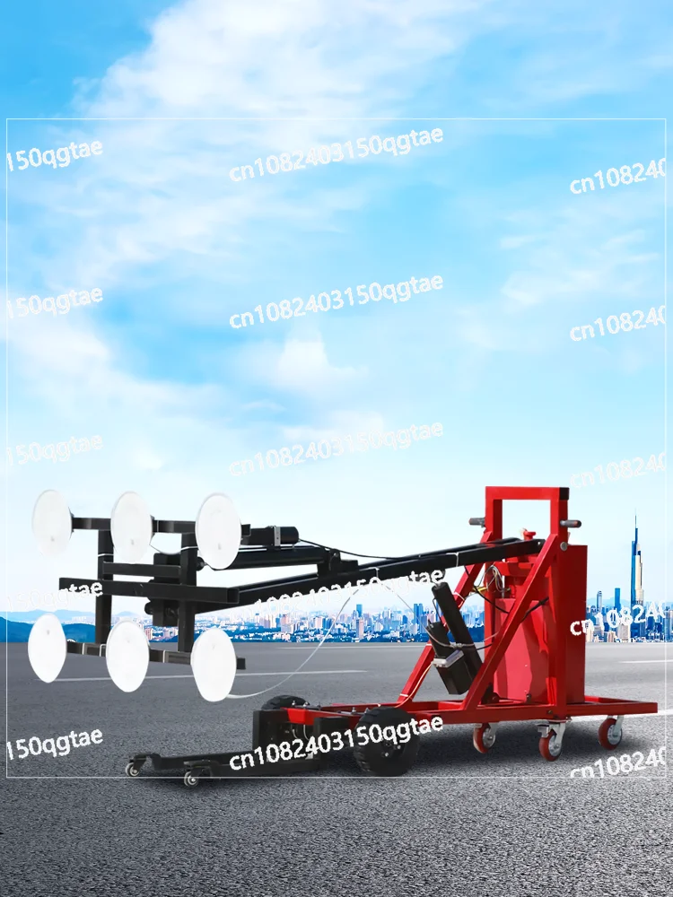 Electric Glass Suction Cup Truck Electric Mobile Walking Vacuum Glass Steel Large Suction Cup Truck Crane