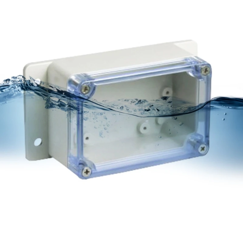 652F ABS Plastic Dustproof Waterproof IP66 Electrical Boxes Hinged Clear Cover