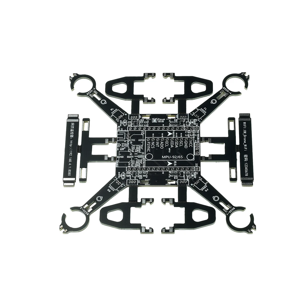 ESP32‑S3 Mini Quadcopter Drone Kit 716 Coreless Motor WiFi Remote Control Programmable Open Source Multirotor For Student DIY