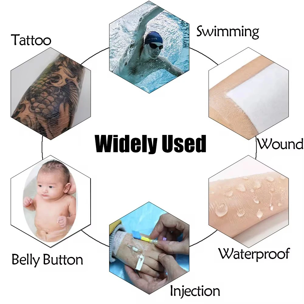 10/5/2M Waterproof Tattoo Film PU Tape Aftercare Protective Skin Healing Tattoo Adhesive Repairing Bandages Tattoo Accessories