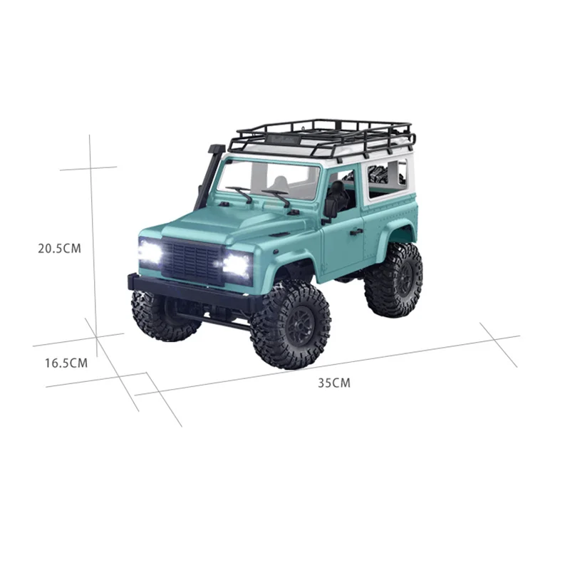 Mangniu D90 Classic Defender Four Wheel Drive Climbing Car Simulation Racing Drop Resistant Climbing Remote Control Car Model