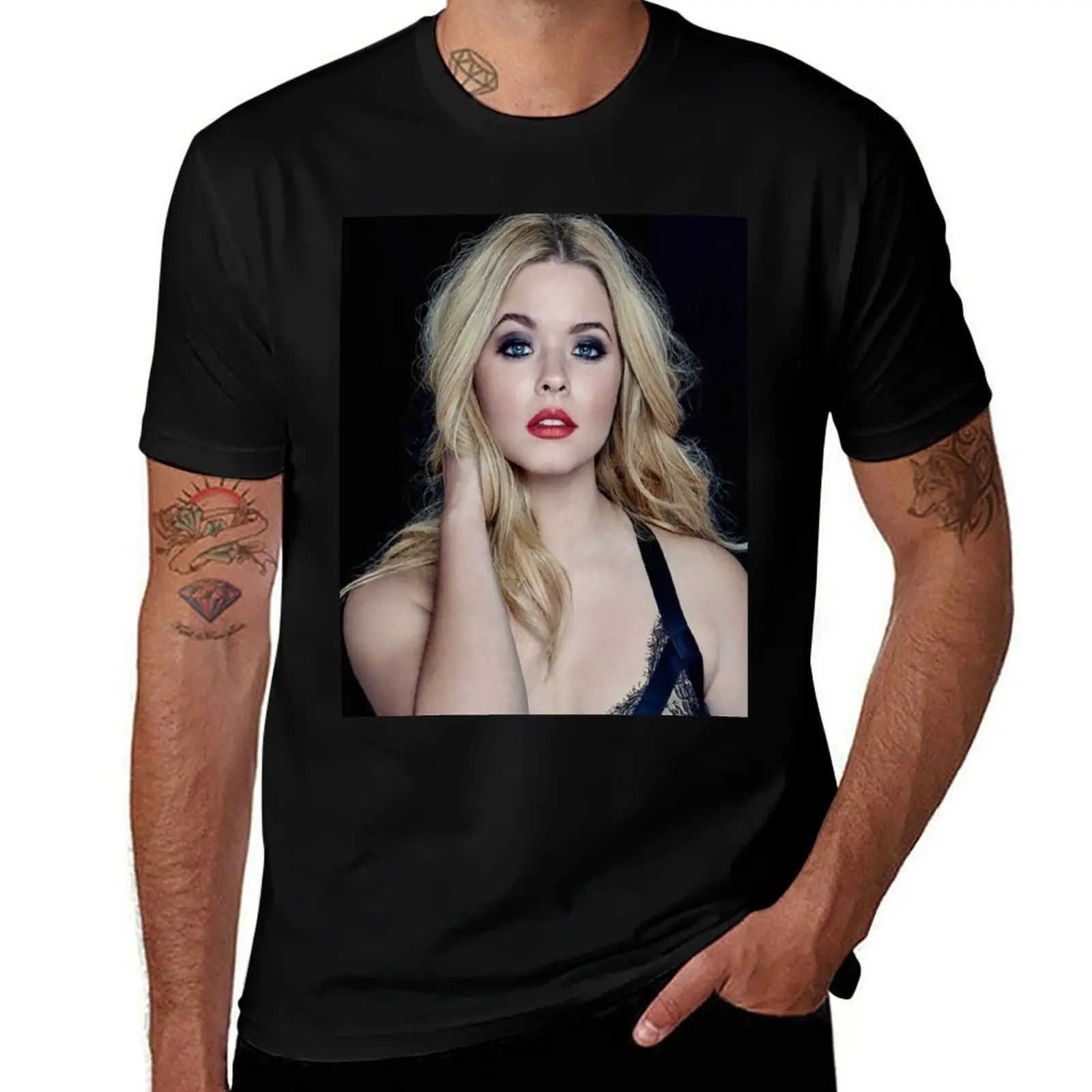 Sasha Pieterse T-Shirt Casual Light Summer Short Sleeve Top T-Shirt