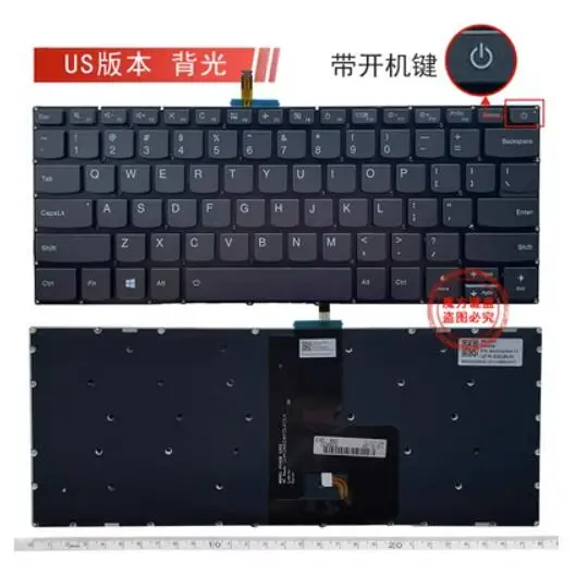 

New For Lenovo Yoga 520-14 520 -14IKB 120S-14IAP V14-IWL V14-IIL V14-IKB V14-ADA V14-ARE US Keyboard backlit(power key)