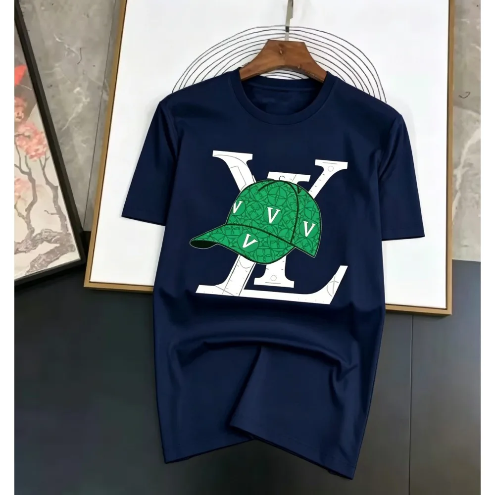 2026 New  Summer High-end Trendy Unisex T-shirt, New Fashion Printed Round Neck Short Sleeve Top