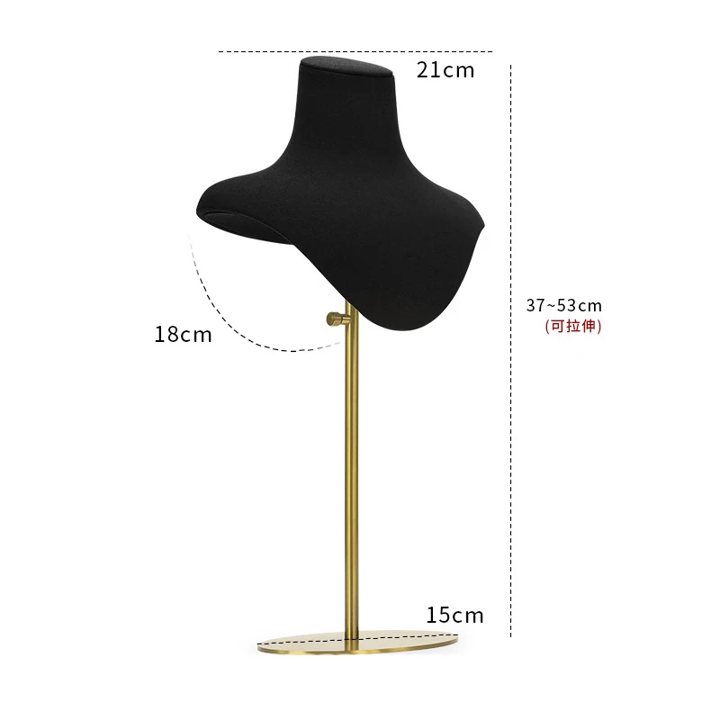 

Подставка для ювелирных изделий, черные ультратонкие высококачественные ожерелья, браслеты и браслеты, реквизит для демонстрации ювелирных изделий