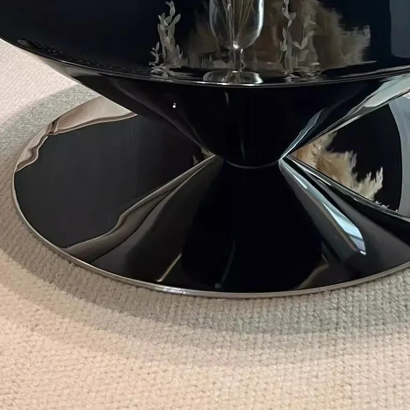 الحد الأدنى انتقائي طاولة القهوة جولة فريدة من نوعها العصرية طاولة القهوة لغرفة المعيشة الحديثة طاولة القهوة الصناعية أثاث المنزل