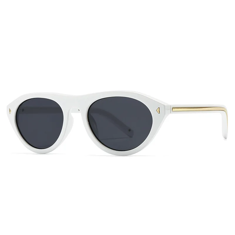 Y2k Pilot Zonnebril Vrouwen Voor Mannen Vintage Luxe Merk Ontwerp Zonnebril Punk Populaire Outdoor Rijden Klinknagel Bril UV400 - afbeelding 1