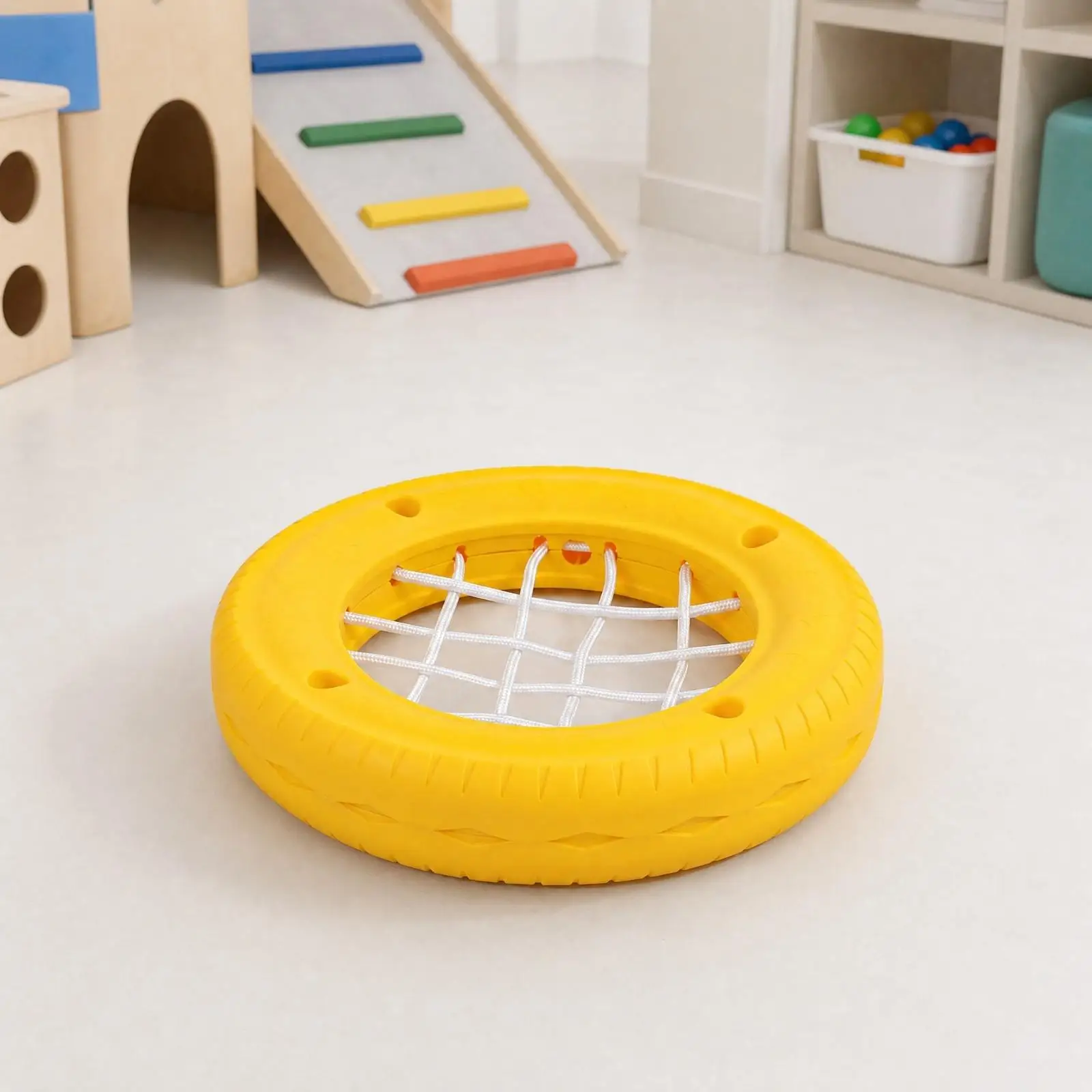 子供用屋外タイヤ遊具、座って遊んだり登ったりできる、庭でのアクティビティに最適な排水穴付き