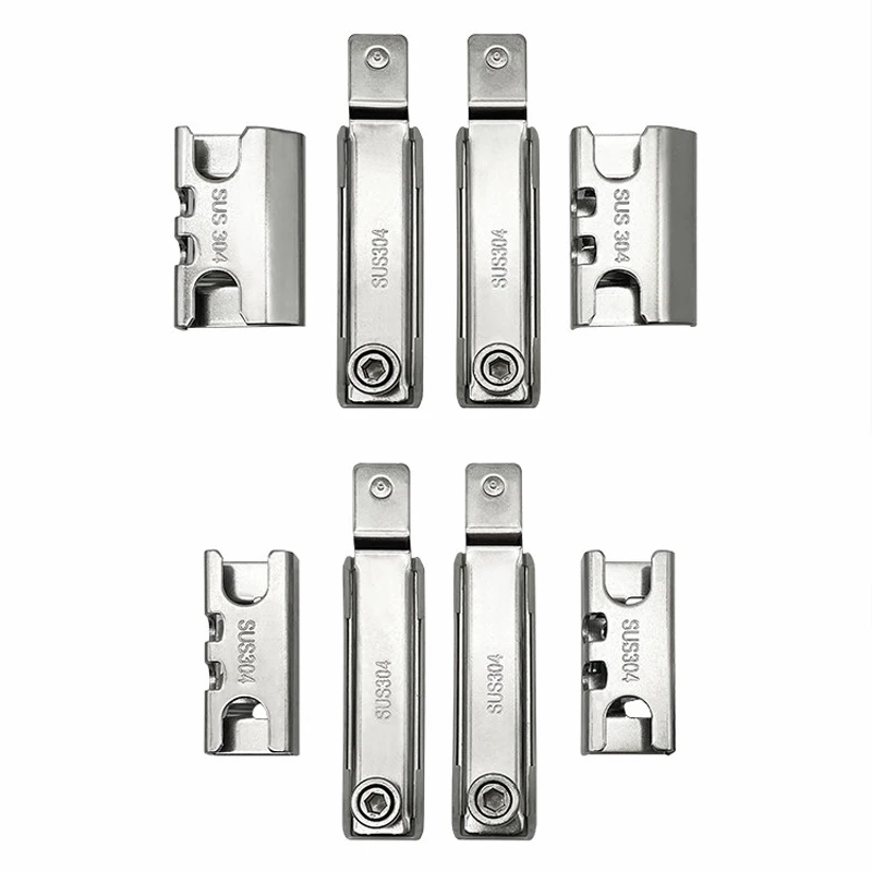304 Stainless Steel Locking Point Anti Pry Set For Casement Windows