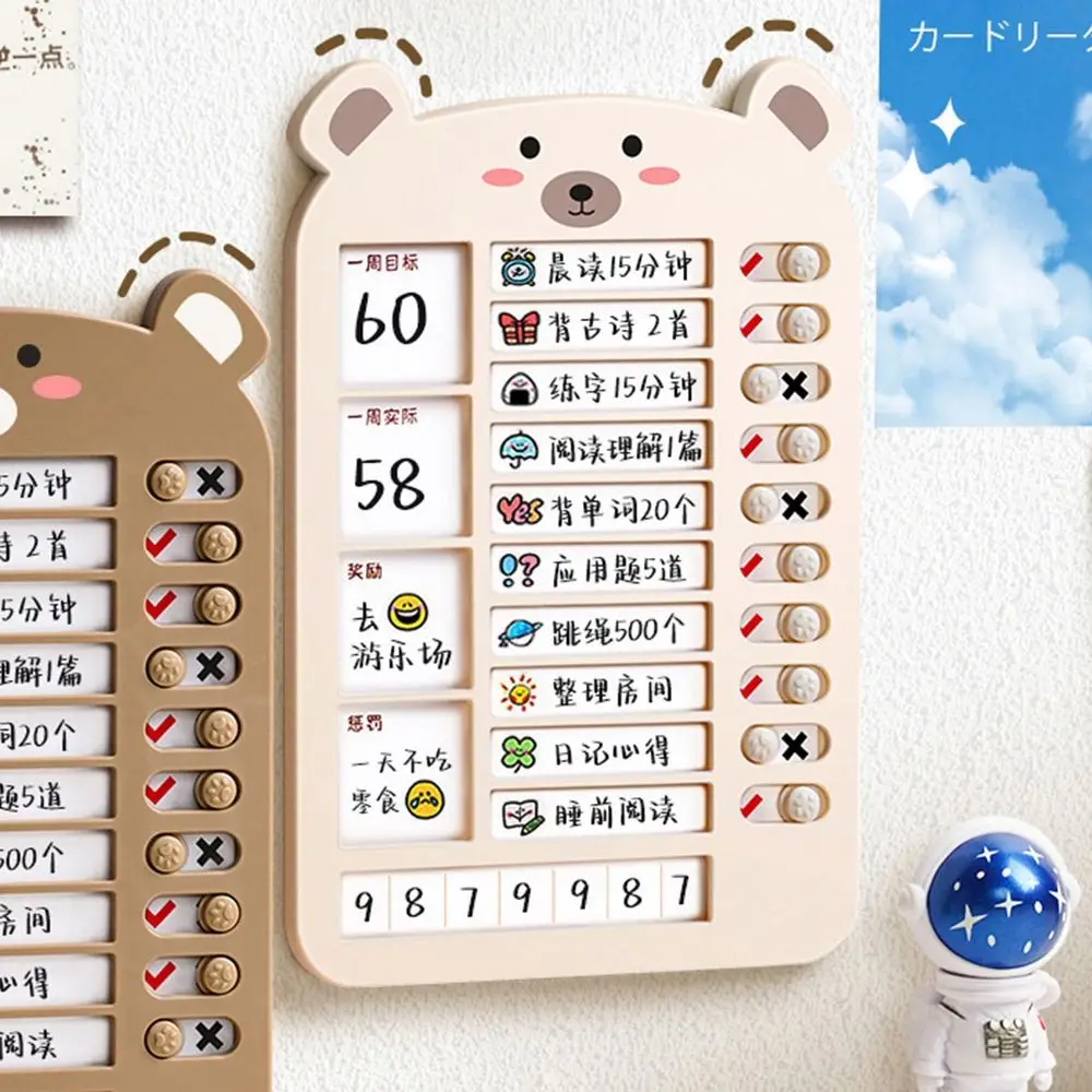 Gift Wall Hanging Self-discipline Memo Stationary Supplies Space Saving Holiday Schedule Study Memo Board