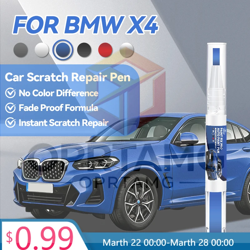 

Инструмент для ремонта автомобильной краски BMW X4 2014-2025: Карандаш-корректор для удаления царапин, DIY аксессуары для авто, белый, красный, DM Ora