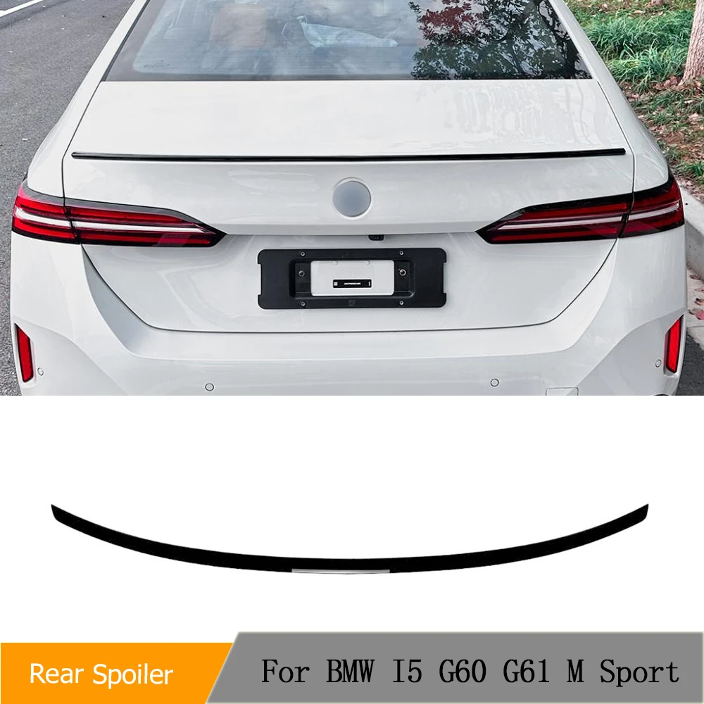 

Car Rear Trunk Spoiler for BMW 5 Series I5 G60 G61 M Sport 2024 ABS Glossy Black Car Rear Trunk Racing Spoiler Wing Lip